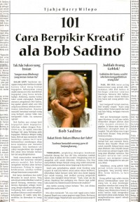 101 Cara Berfikir Kreatif Ala Bob Sadino